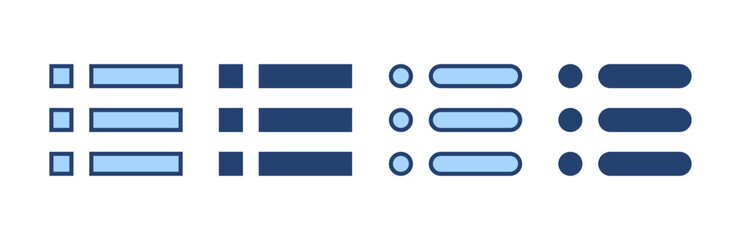 Menu icon vector. web menu sign and symbol. hamburger menu symbol