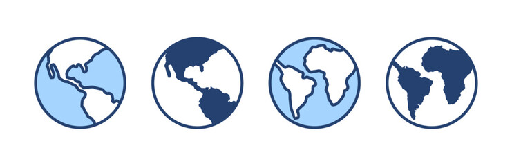 World map vector. Worldmap sign and symbol. Globe icon