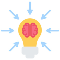 Obraz premium Central Idea Icon