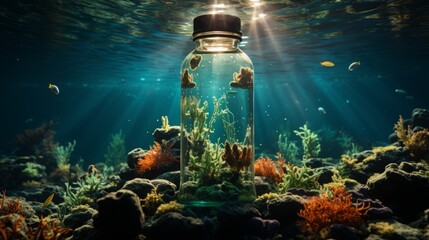 Underwater Wonders: Exploring the Vibrant Marine Life of the Caribbean & Egypt, generative AI