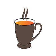 Cup of hot tea icon