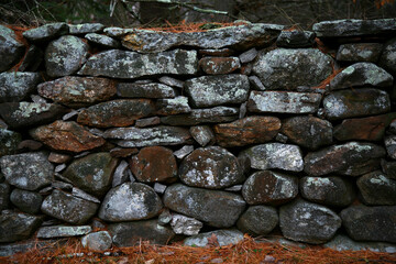 New England Rustic Rock Wall