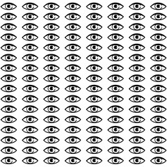 Human eyes in large numbers as a background