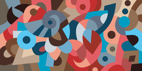 colorful mural pattern for wall decoration © juragan lensa manual