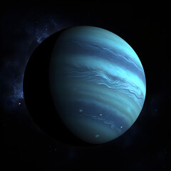 海王星 ネプチューン：遥かなるガス巨星とその驚異的な特性 No.013  Neptune The Distant Gas Giant and Its Remarkable Features Generative AI