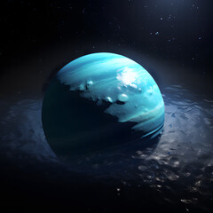 海王星 ネプチューン：遥かなるガス巨星とその驚異的な特性 No.003  Neptune The Distant Gas Giant and Its Remarkable Features Generative AI