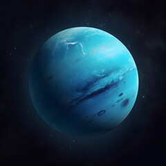 海王星 ネプチューン：遥かなるガス巨星とその驚異的な特性 No.001  Neptune The Distant Gas Giant and Its Remarkable Features Generative AI