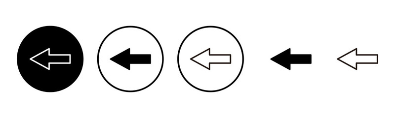 Arrow icon set illustration. Arrow sign and symbol for web design.