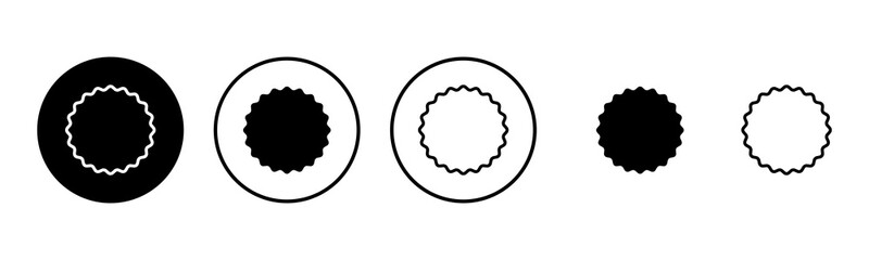 Badge icon set illustration. Awards icon vector. Achieve sign and symbols