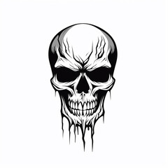 Skull for Logo Classic Symbol