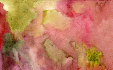 Obraz na płótnie Canvas red yellow gradient watercolor background texture