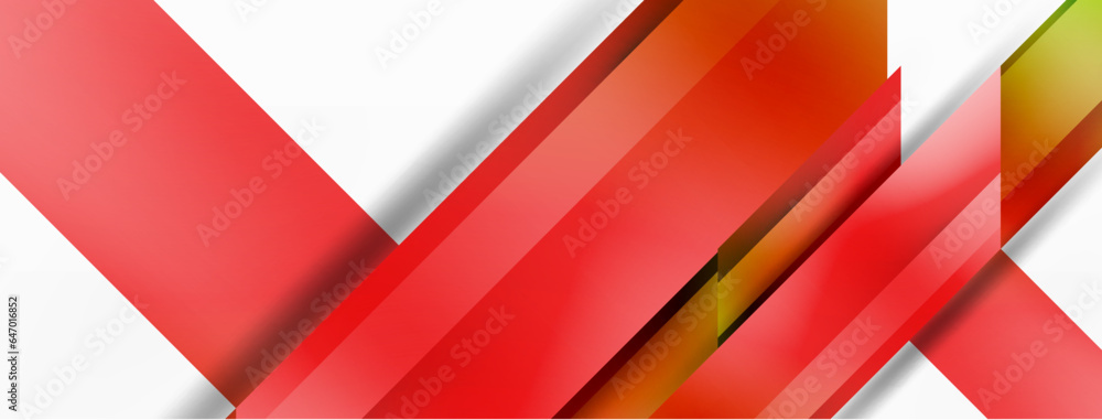 Aufkleber Dynamic minimalist abstraction with play of straight gradient lines. Interplay of colors and precise alignment creates an ever-moving tapestry, offering both simplicity and visual allure