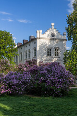 Sovovy mlyny building on Kampa island in Prague, Czech Republic