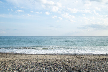 Fototapeta na wymiar 日本の海と水平線
