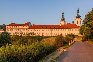 Fototapeta na wymiar Strahov monastery in Prague, Czech Republic