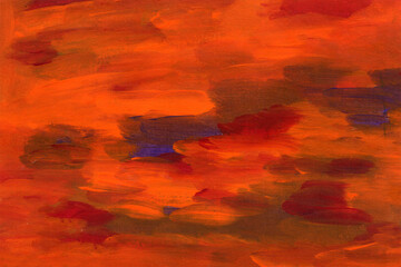 Orange acrylic background texture