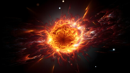 超新星爆発とは何か No.011  What is a Supernova Explosion Generative AI - obrazy, fototapety, plakaty