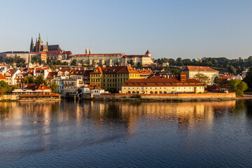 Fototapeta na wymiar View of Prague castle, Czech Republic