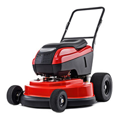 Fototapeta premium Lawn Mower Isolated on Transparent Background 