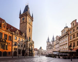 Sierkussen View the Old Town square in Prague, Czech Republic © Matyas Rehak