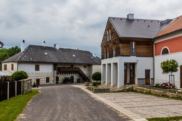 Fototapeta na wymiar Tvrz (stronghold) Orlice in Letohrad, Czech Republic