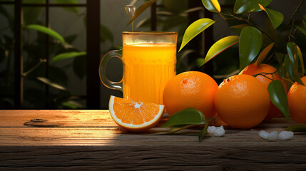 Glass beverage fresh juice oranges citrus fruit organic food drink