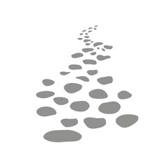 path rocky vector 