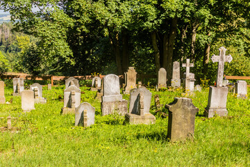 Small cemetery in Kamienczyk village, Poland