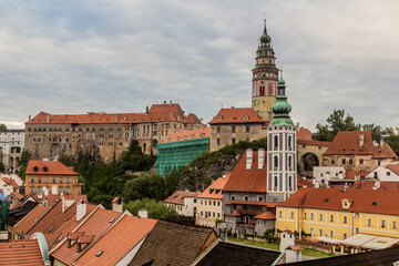 Obraz premium View of Cesky Krumlov chateau, Czech Republic
