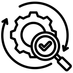 Process Control Outline Icon