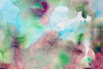 green blue watercolor background texture