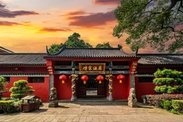 Afwasbaar Fotobehang Peking chinese temple