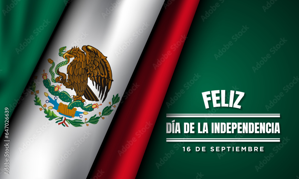 Wall mural Mexico Independence Day Background Design. Vector Illustration.