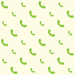 Landline Phone Vector Seamless Pattern