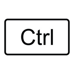 ctrl icon vector