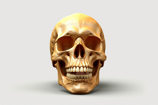 various kinds of 3d human skull models