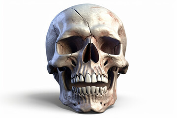 various kinds of 3d human skull models