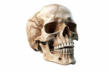various kinds of 3d human skull models