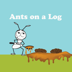 Ants on a Log poster