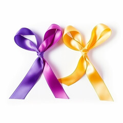 Pink ribbon for a world without breast cancer