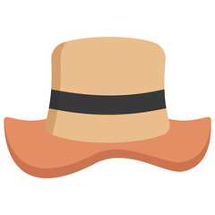 Hat icons, are often used in design, websites, or applications, banner, flyer to convey specific concepts related to fashion