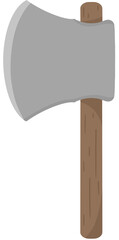 A simple axe with a wood handle