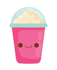 smoothie kawaii food icon