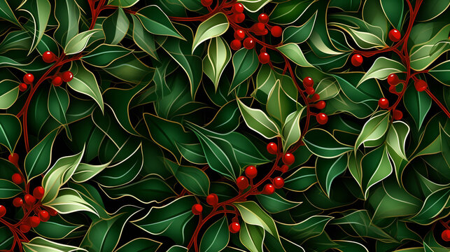 Holly and Ivy Interlace