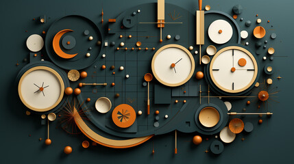 Simplicity and Elegance: Minimalist Geometry Abstract Art