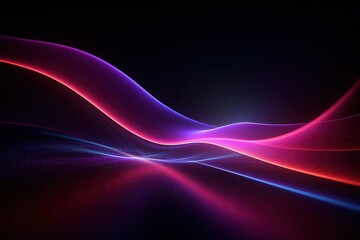 abstract futuristic background with pink blue glowing neon moving high speed wave lines and bokeh lights. Data transfer concept Fantastic wallpaper