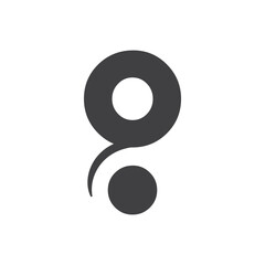 letter g graphic vector unique illustration