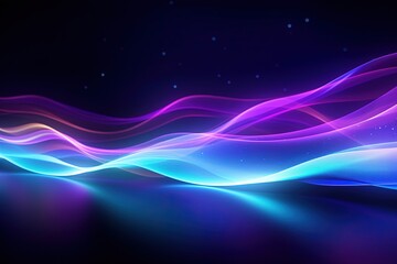 abstract futuristic background with pink blue glowing neon moving high speed wave lines and bokeh lights. Data transfer concept Fantastic wallpaper