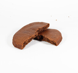 Traditional Colombian cookie called Cuca, brown cookie. Dessert from the Cauca Valley.