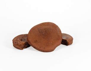 Traditional Colombian cookie called Cuca, brown cookie. Dessert from the Cauca Valley.